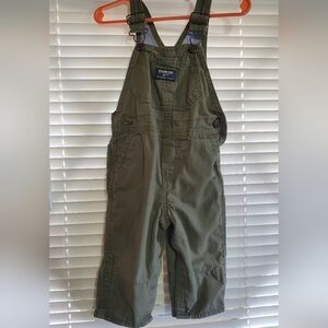 OshKosh B'gosh Olive Kids Overalls